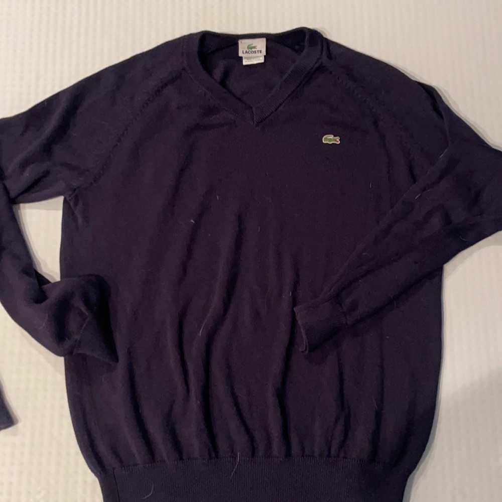 Lacoste men’s sweater blue size 5